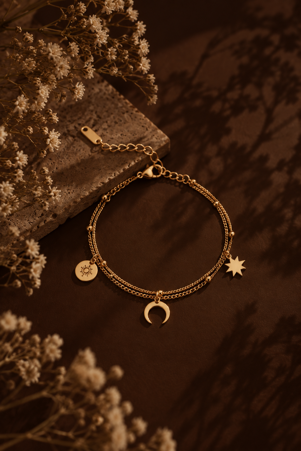 May Double Layer Bracelet on pure white background