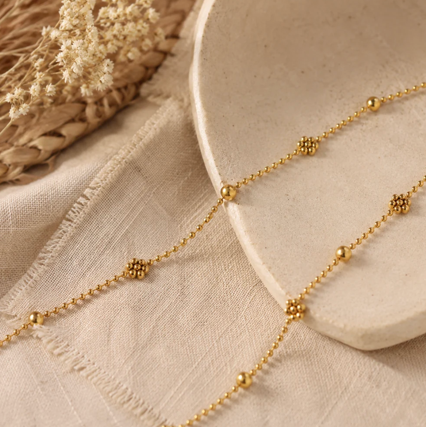 T-Bar Necklace – Pure White Background
