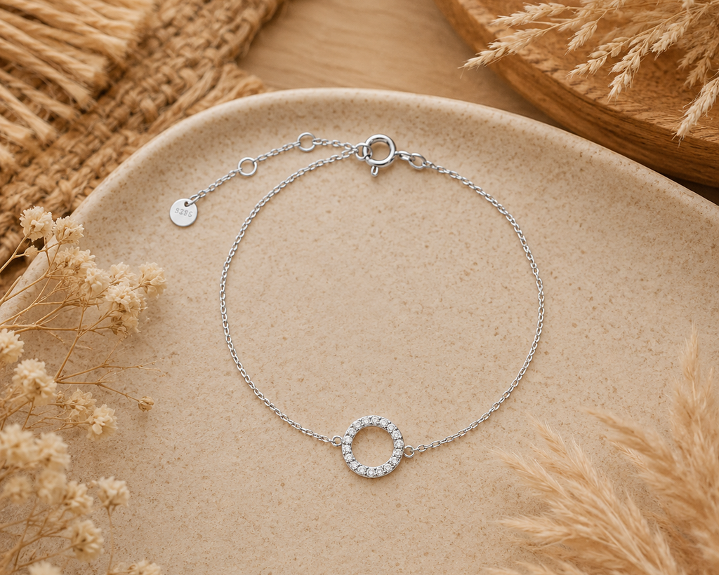 Crystal Circle Bracelet