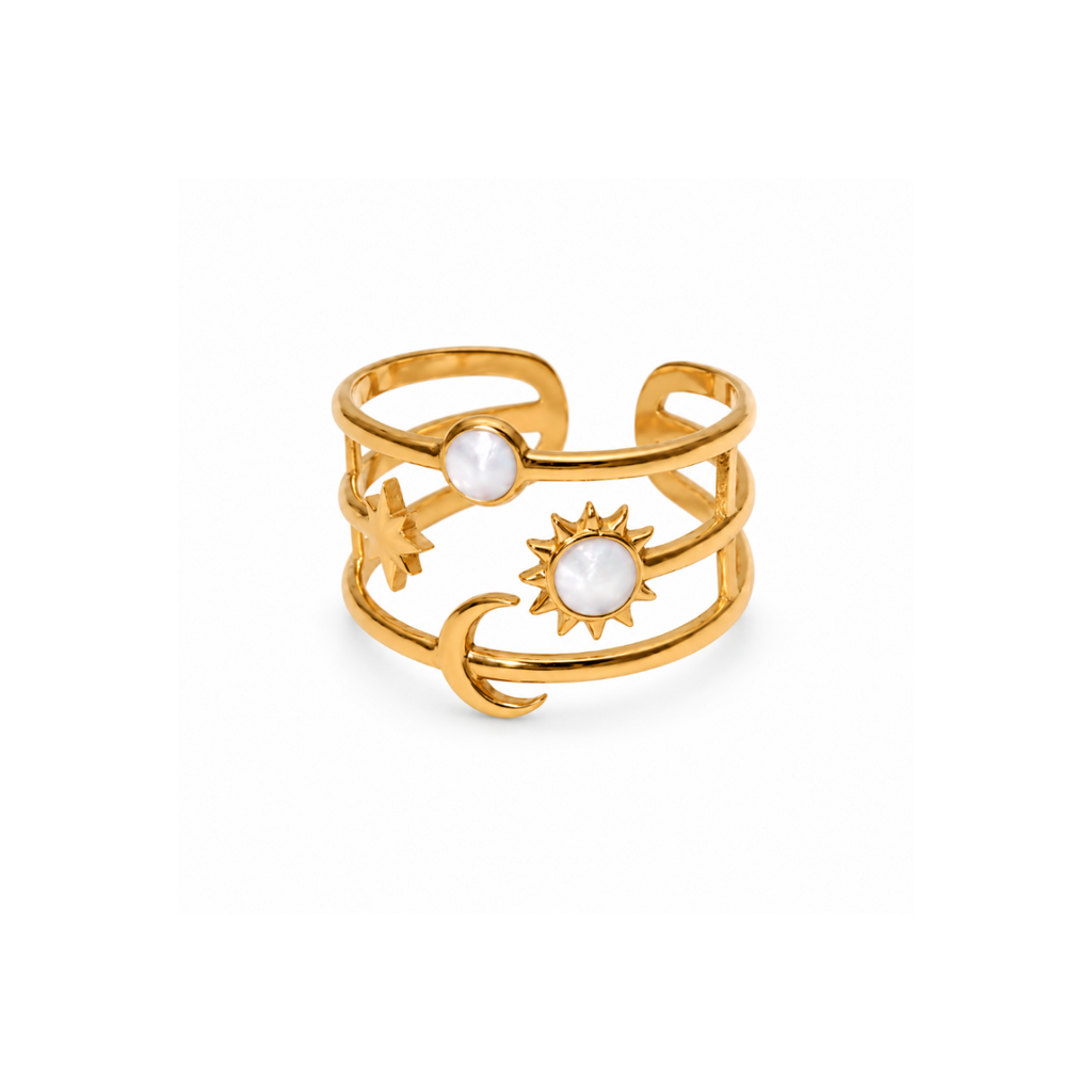Sun Moon Star Ring