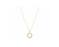 Gold Möbius Pendant Necklace