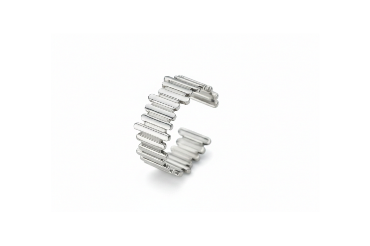 Silver Cascade Ring