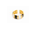 Capri Black Block Ring