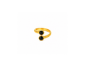 Black Oval Duo Ring