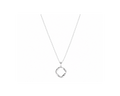 Silver Möbius Pendant Necklace