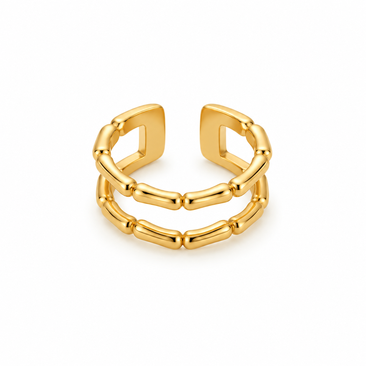 Bamboo Gold Ring