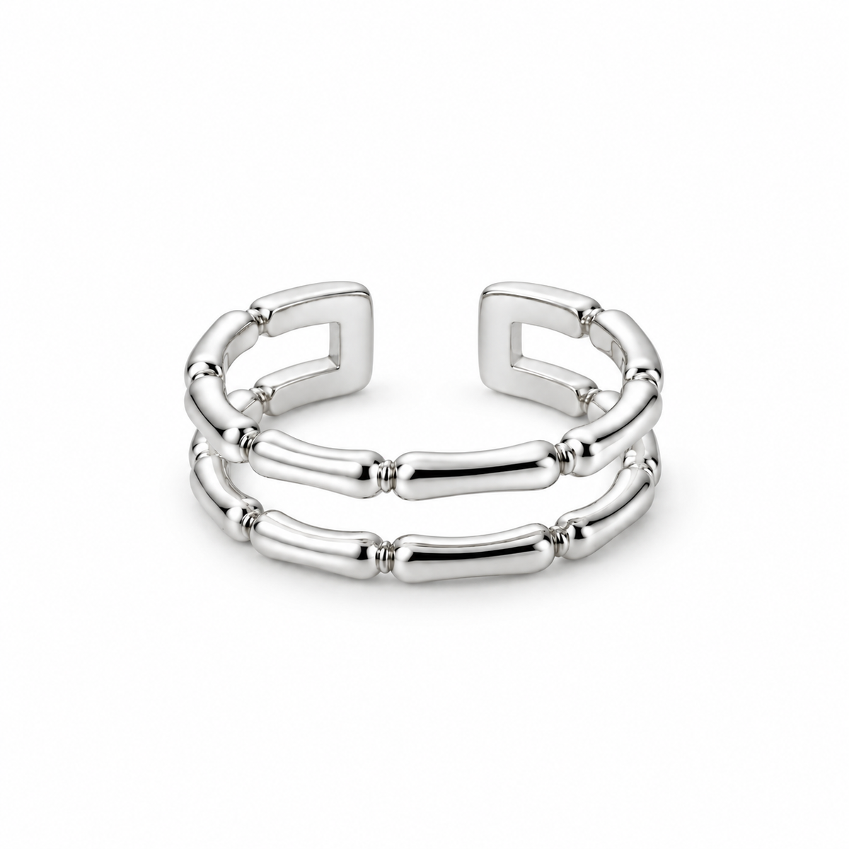 Bamboo Silver Ring