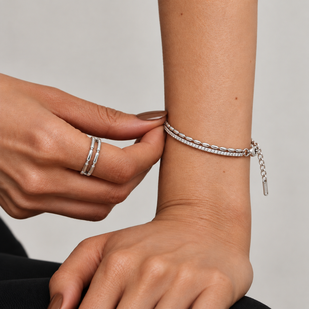 Lumi Double Strand Bracelet