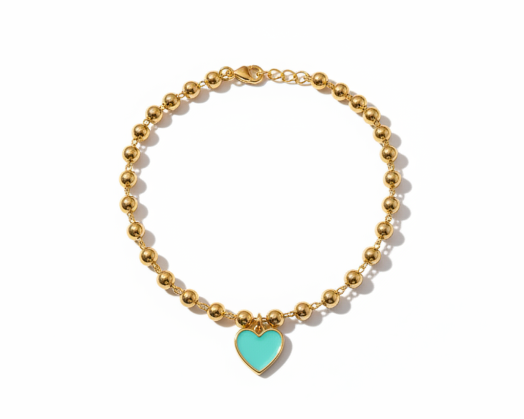 Heart Bead Bracelet