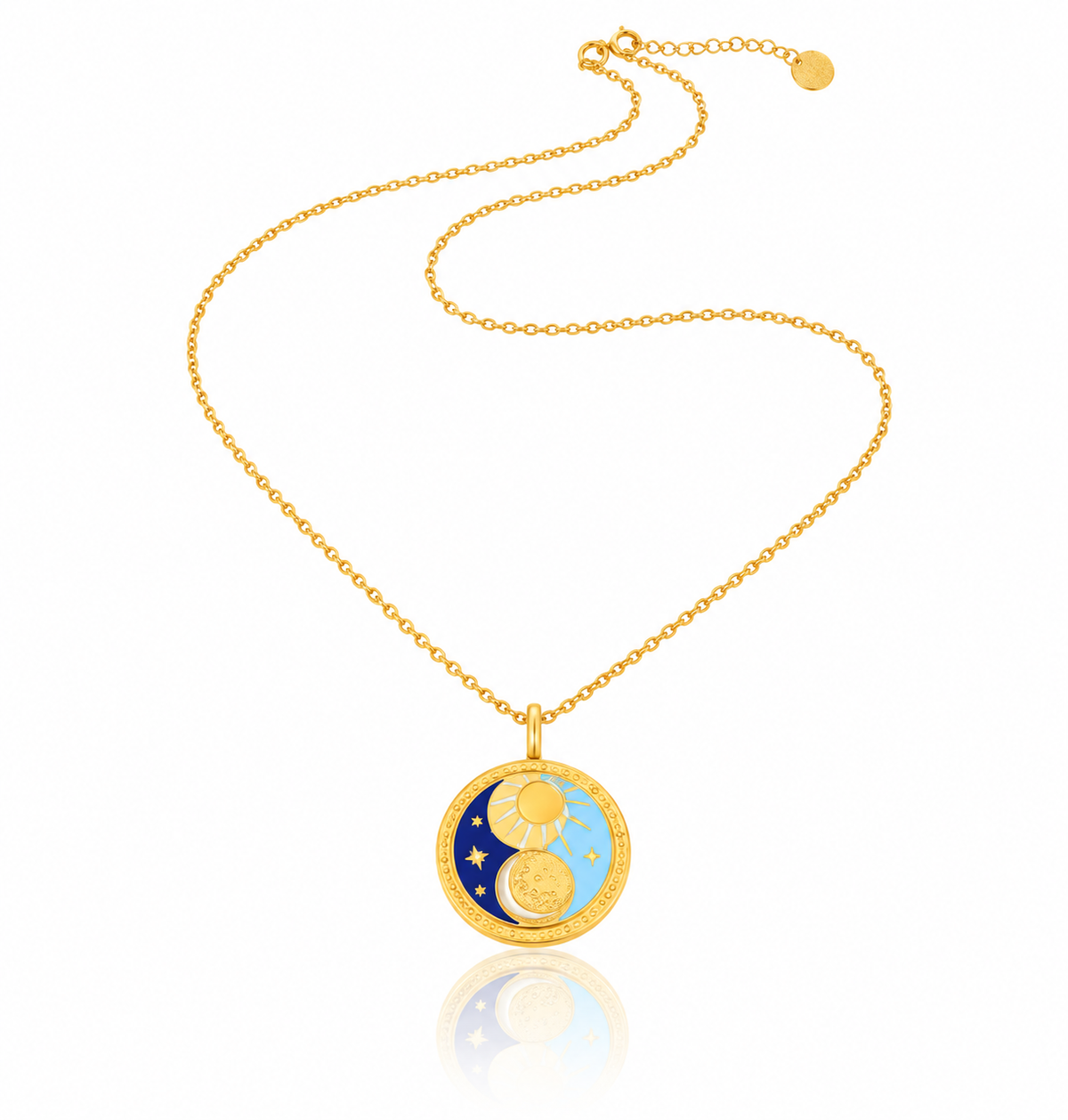 Sun Moon Yin Necklace