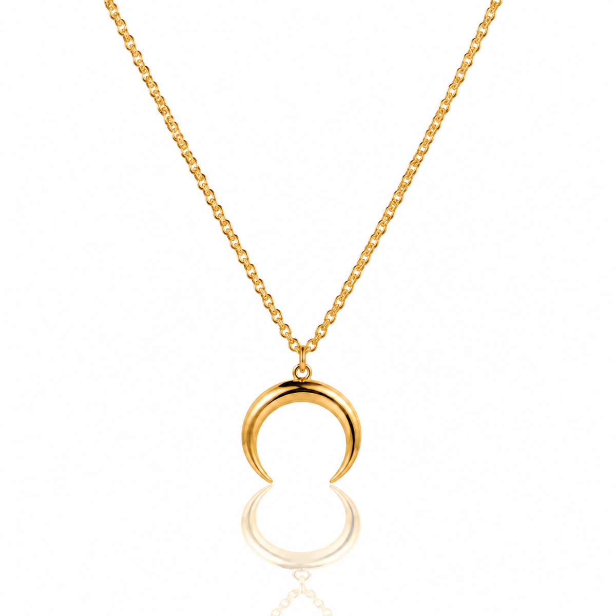 Luna Arc Crescent Necklace