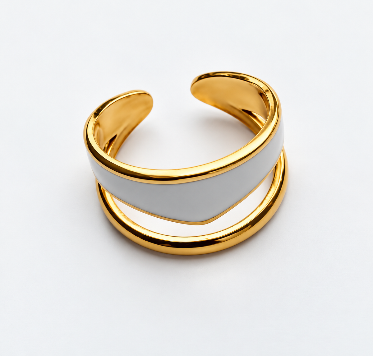 Double White Ring