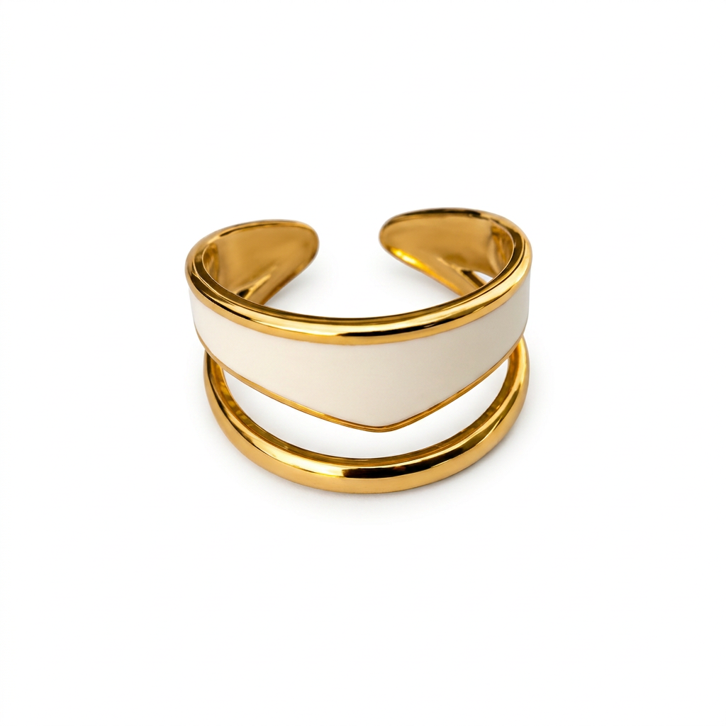 Double White Ring