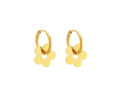 Retro Bloom Gold Earrings