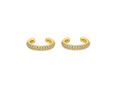 Gold Crystal Ear Cuffs