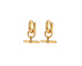 T-Bar Earrings Gold