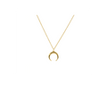 Luna Arc Crescent Necklace