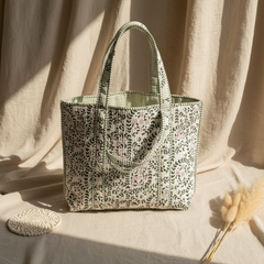 Boho Tote - Open Top View