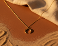 Luna Arc Crescent Necklace