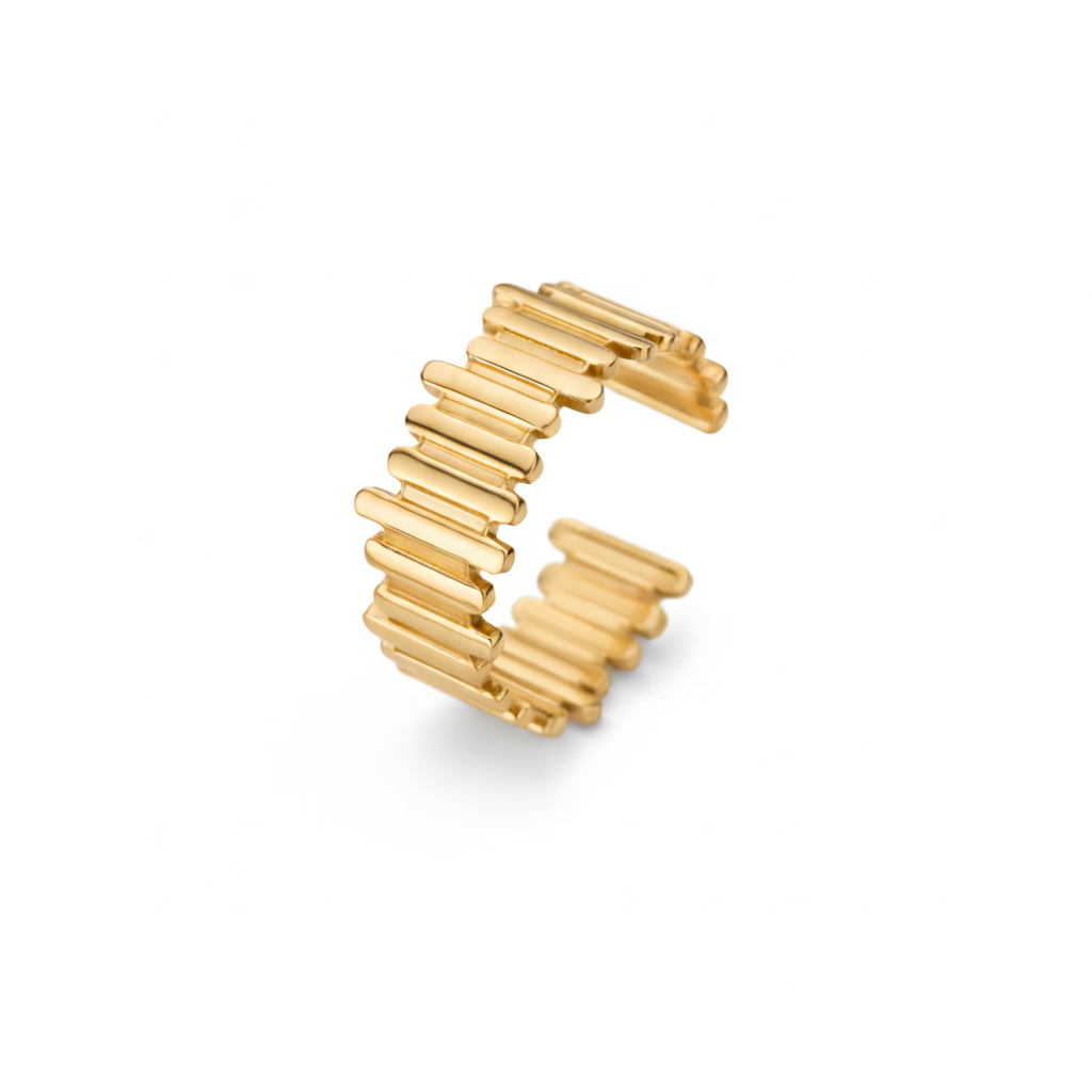 Gold Cascade Ring alternate view