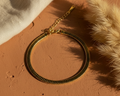 Luxe Herringbone Gold Bracelet – Boho