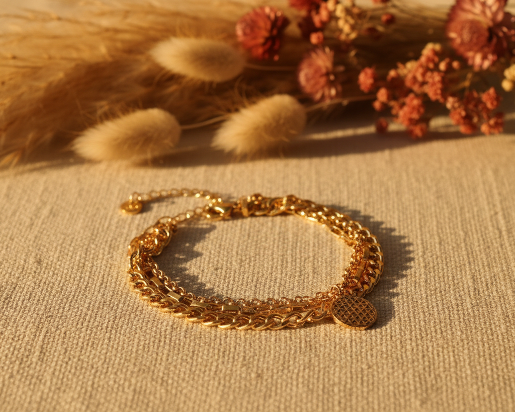 Sin Medallion Bracelet