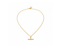 T-Bar Necklace – Pure White Background